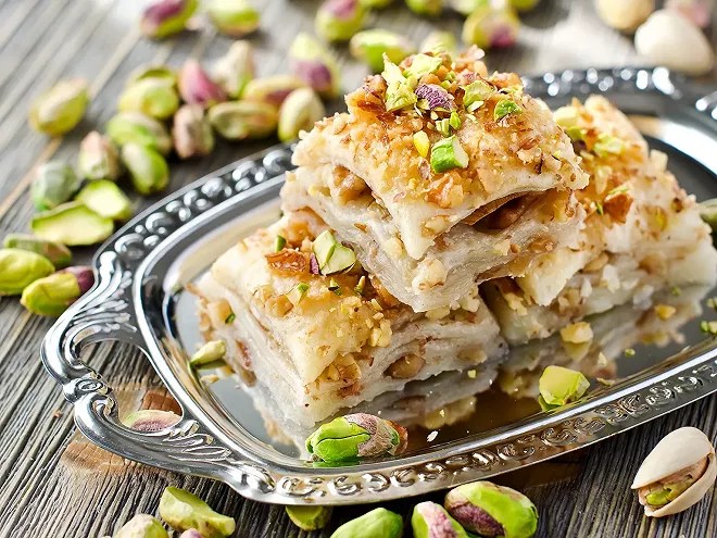 Baklawas aux fruits&nbsp;secs