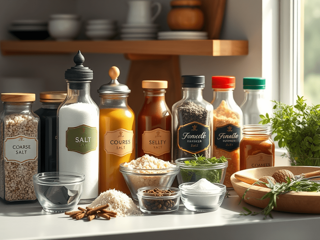 Les condiments en&nbsp;cuisine